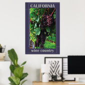 California Wine Country Poster (Heimbüro)