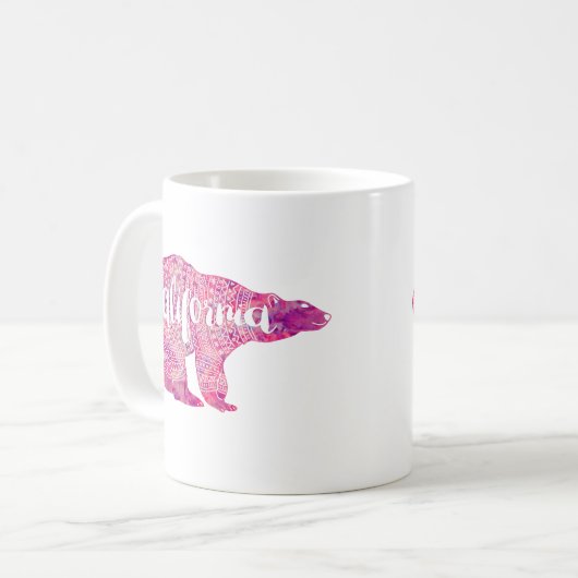 California Winterbär Kaffeetasse (Vorderseite Links)
