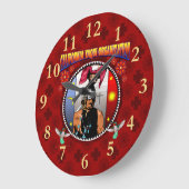 California Yaqui Organization Wall Clock Große Wanduhr (Winkel)
