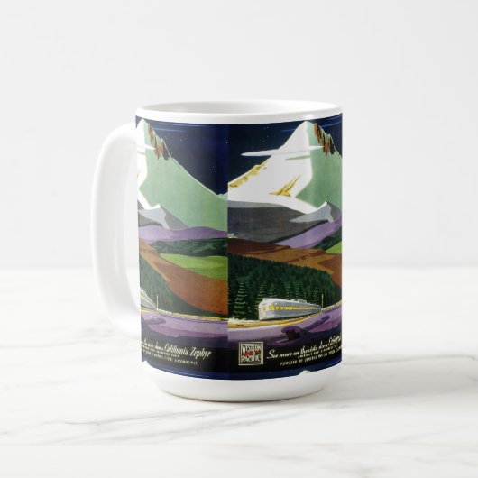 California Zephyr Kaffeetasse (Vorderseite Links)