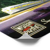 California Zephyr Poster (Ecke)