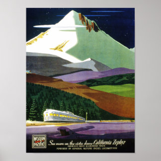 California Zephyr Poster