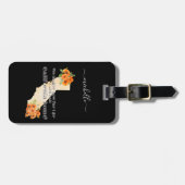 California Zuhause - Benutzerdefinierter Text und  Gepäckanhänger (Vorderseite horizontal)