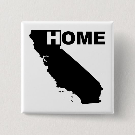 California Zuhause Button Abzeichen I Liebe (Vorderseite)