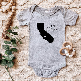 California Zuhause Grown Staat T-Shirt Baby Strampler