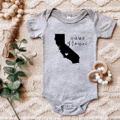 California Zuhause Grown Staat T-Shirt Baby Strampler