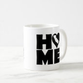 California Zuhause Heart Staat Tasse oder Travel M (VorderseiteRechts)