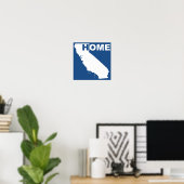 California Zuhause Poster Sign I Liebe (Heimbüro)