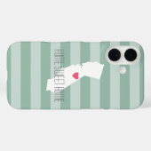 California Zuhause Staat Liebe mit benutzerdefinie Case-Mate iPhone Hülle (Rückseite (Horizontal))