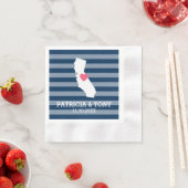 California Zuhause Staat Liebe mit benutzerdefinie Serviette (Beispiel)