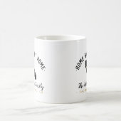 California Zuhause Sweet Zuhause Family Monogram T Kaffeetasse (Mittel)