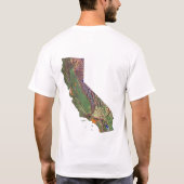 Californian Flag + Map T - Shirts (Rückseite)