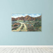 CaliforniaScenic Desert View of Residence Leinwanddruck (Insitu (Holzboden))