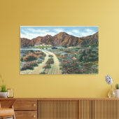 CaliforniaScenic Desert View of Residence Leinwanddruck (Insitu (Wohnzimmer))