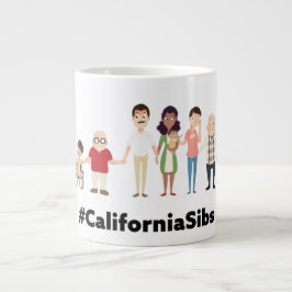 #californiasibs jumbo-Tasse