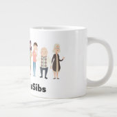 #californiasibs jumbo-Tasse (Rechts)