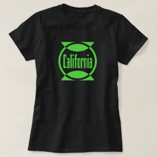 CaliforniaYellow Green Logo Design #1 T - Shirt