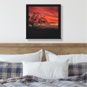 Californis Sunset Leinwanddruck (Insitu (Schlafzimmer))