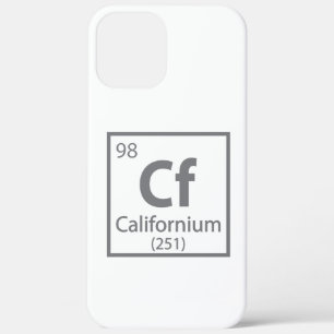 Californium - Wissenschaftliche Periodische Tabell Case-Mate iPhone Hülle