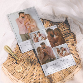 Caligrafía Moderna 5 Fotos Einladung