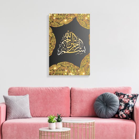 CALIGRAPHY LEINWANDDRUCK (Insitu (Wohnzimmer))