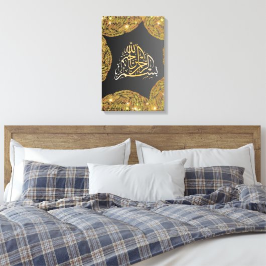 CALIGRAPHY LEINWANDDRUCK (Insitu (Schlafzimmer))