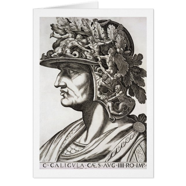 Caligula Caesar (12-41 ANZEIGE), 1596 (Stich) (Vorne)