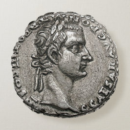 Caligula Roman Kaiser 🏛️ Gaius Caesar Alte Münze Rundes Kissen