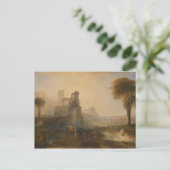 Caligulas Palast und Brücke - William Turner Postkarte (Stehend Vorderseite)