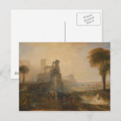 Caligulas Palast und Brücke - William Turner Postkarte (Vorne/Hinten)
