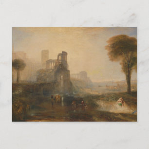 Caligulas Palast und Brücke - William Turner Postkarte