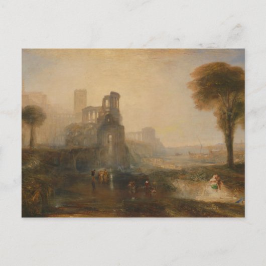 Caligulas Palast und Brücke - William Turner Postkarte (Vorderseite)
