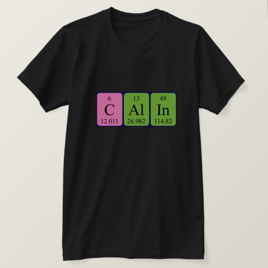 Calin Periodenname Shirt (Design vorne)