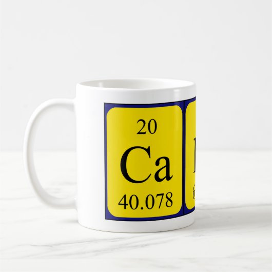Calin Periodenname Tasse (Links)