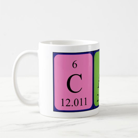 Calin Periodenname Tasse (Links)