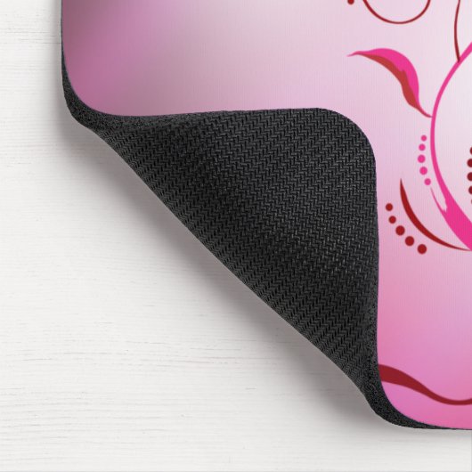 Caliope Mousepad (Rot/Rosa) (Ecke)