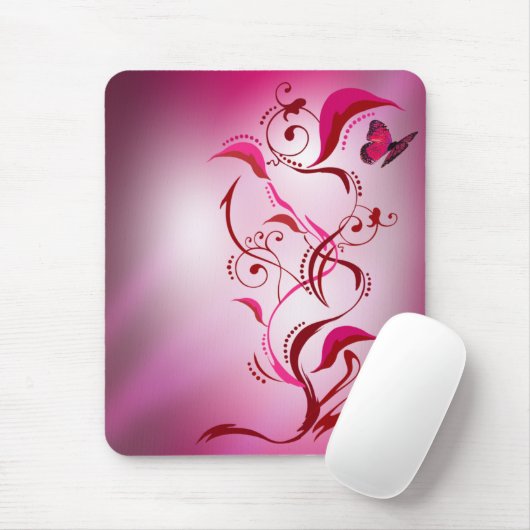 Caliope Mousepad (Rot/Rosa) (Mit Mouse)