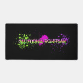 CaliRP Black Desk Mat Schreibtischunterlage (Vorderseite)