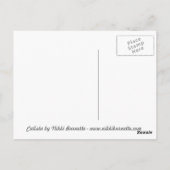 Calista - Halloween Hexenkarte Postkarte (Rückseite)