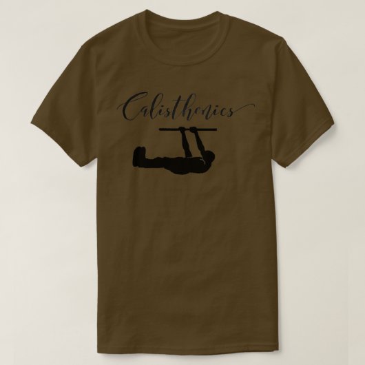 Calisthenic sport Design T T-Shirt (Design vorne)