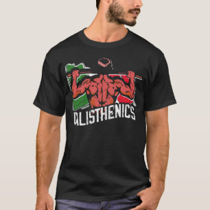 Calisthenics Athlete Italien Flag Fitness Street W T-Shirt