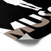 Calisthenics Ghetto-Fitness "Muskelschmerzen Poster (Ecke)