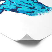 Calisthenics Pull-Up Workout Back Day Gym Poster (Ecke)