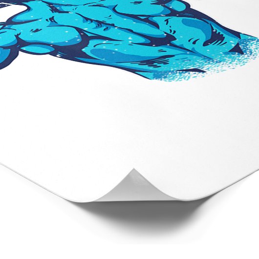 Calisthenics Pull-Up Workout Back Day Gym Poster (Ecke)