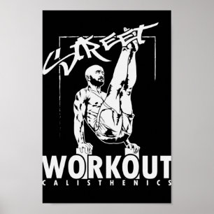 Calisthenics Street Workout muskel Training Poster