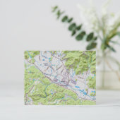 Calistoga California Karte (Stehend Vorderseite)