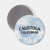 Calistoga California Magnet (Vorderseite/Rückseite)