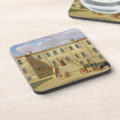 Calke Hall, Derbyshire, Seat von Sir Henry Harp Getränkeuntersetzer (Linke Seite)