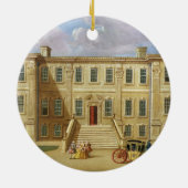 Calke Hall, Derbyshire, Seat von Sir Henry Harp Keramik Ornament (Hinten)