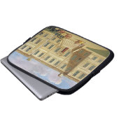 Calke Hall, Derbyshire, Seat von Sir Henry Harp Laptopschutzhülle (Vorne Knopf)